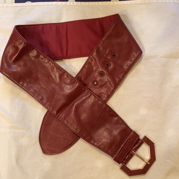 The limited maroon belt small - Picture 5 of 8